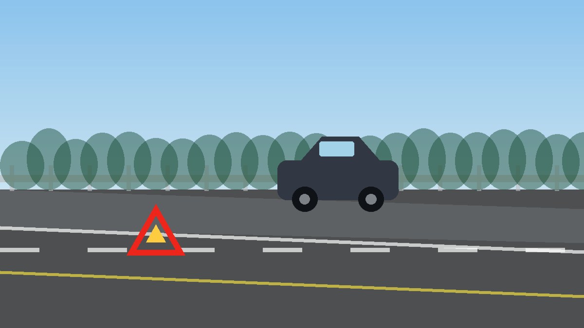津南道路故障安全等待现场图